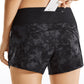 Feathery-Fit Mid-Rise Lined Shorts with Flat Waist 4''