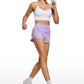 Feathery-Fit Soft High Rise Lined Shorts with Flat Waist 2.5''