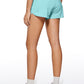 Feathery-Fit Soft High Rise Lined Shorts with Flat Waist 2.5''