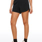 Feathery-Fit Soft High Rise Lined Shorts with Back Pocket 4''