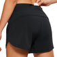 Feathery-Fit Soft High Rise Lined Shorts with Back Pocket 4''