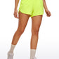 Feathery-Fit Soft High Rise Lined Shorts with Back Pocket 4''