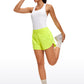 Feathery-Fit Soft High Rise Lined Shorts with Back Pocket 4''