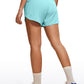 Feathery-Fit Soft High Rise Lined Shorts with Back Pocket 4''