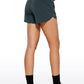 Feathery-Fit Soft High Rise Lined Shorts with Back Pocket 4''