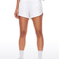 Feathery-Fit Soft High Rise Lined Shorts with Back Pocket 4''