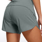 Feathery-Fit Soft High Rise Lined Shorts with Back Pocket 4''