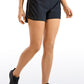 Feathery-Fit Mid-Rise Lined Shorts with Drawstring 4''