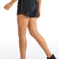 Feathery-Fit Mid-Rise Lined Shorts with Drawstring 4''