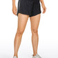 Feathery-Fit Mid-Rise Lined Shorts with Drawstring 4''