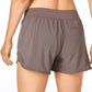 Feathery-Fit Mid-Rise Lined Shorts with Drawstring 4''