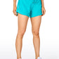 Feathery-Fit Mid-Rise Lined Shorts with Drawstring 4''