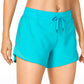 Feathery-Fit Mid-Rise Lined Shorts with Drawstring 4''