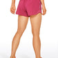 Feathery-Fit Mid-Rise Lined Shorts with Drawstring 4''