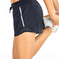 Feathery-Fit Mid-Rise Lined Shorts with Drawstring 4''