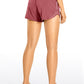 Feathery-Fit Mid-Rise Lined Shorts with Drawstring 4''