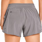 Feathery-Fit Mid-Rise Lined Shorts with Drawstring 4''