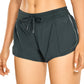 Feathery-Fit Mid-Rise Lined Shorts with Drawstring 2.5''