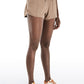 Feathery-Fit Mid-Rise Lined Shorts with Drawstring 2.5''