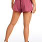 Feathery-Fit Mid-Rise Lined Shorts with Drawstring 2.5''