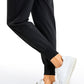 Feathery-Fit Drawstring Jogger with Pockets 28'' - Flat Waistband