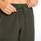 Feathery-Fit Drawstring Jogger with Pockets 28'' - Flat Waistband