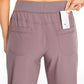 Feathery-Fit Drawstring Jogger with Pockets 28'' - Flat Waistband