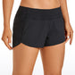 Feathery-Fit Low Rise Lined Shorts with Flat Waist 2.5''