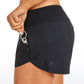 Feathery-Fit Low Rise Lined Shorts with Flat Waist 2.5''