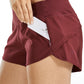 Feathery-Fit Low Rise Lined Shorts with Flat Waist 2.5''