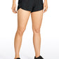 Feathery-Fit Low Rise Lined Shorts with Flat Waist 2.5''