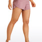 Feathery-Fit Low Rise Lined Shorts with Flat Waist 2.5''