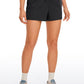 Stretch Mid-Rise Drawstring Shorts with Pockets 2.5"