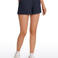 Stretch Mid-Rise Drawstring Shorts with Pockets 2.5"