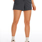 Stretch Mid-Rise Drawstring Shorts with Pockets 2.5"