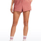 Stretch Mid-Rise Drawstring Shorts with Pockets 2.5"