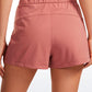 Stretch Mid-Rise Drawstring Shorts with Pockets 2.5"