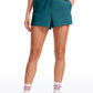 Stretch Mid-Rise Drawstring Shorts with Pockets 2.5"