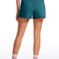 Stretch Mid-Rise Drawstring Shorts with Pockets 2.5"