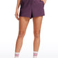 Stretch Mid-Rise Drawstring Shorts with Pockets 2.5"