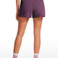 Stretch Mid-Rise Drawstring Shorts with Pockets 2.5"