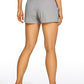 Stretch Mid-Rise Drawstring Shorts with Pockets 3.5"