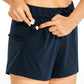 Stretch Mid-Rise Drawstring Shorts with Pockets 3.5"