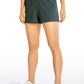 Stretch Mid-Rise Drawstring Shorts with Pockets 3.5"