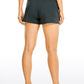 Stretch Mid-Rise Drawstring Shorts with Pockets 3.5"