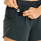 Stretch Mid-Rise Drawstring Shorts with Pockets 3.5"