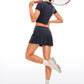 Feathery-Fit Mid Rise Tennis Skirt 13''