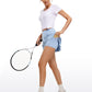 Feathery-Fit Soft High Rise Tennis Skirt 13''