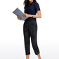 Stretch Cropped Pants with Pockets 23''