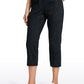 Stretch Cropped Pants with Pockets 23''